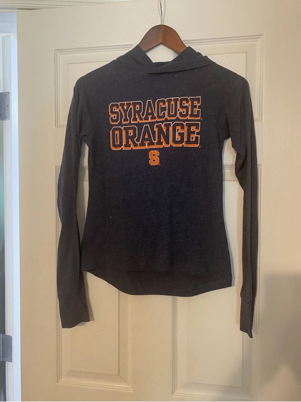 Champion XS Syracuse Orange Hooded Shirt
